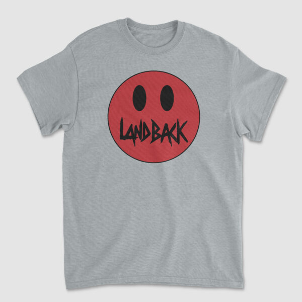 Landback Red Smiley T-Shirt - Image 2