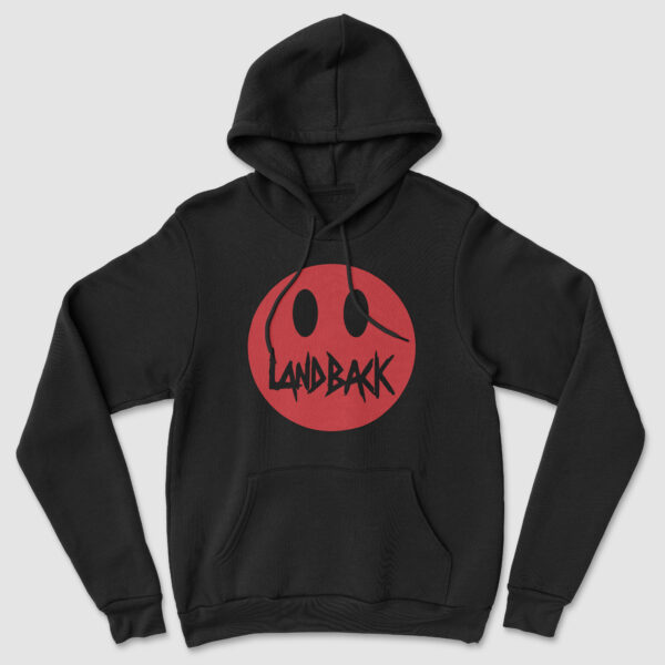 Landback Red Smiley Hoody