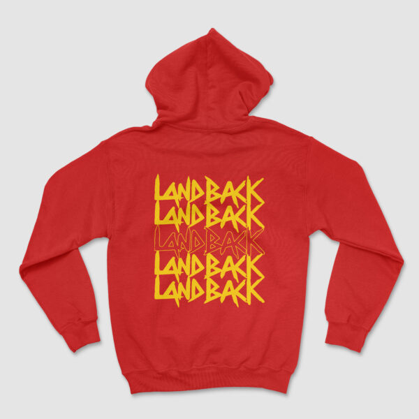 Landback Left Chest Yellow Smiley Hoody - Image 4