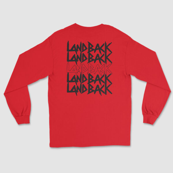 Landback Red Smiley Left Chest Longsleeve - Image 2