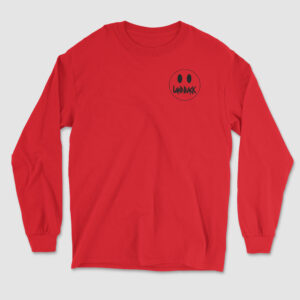 Landback Red Smiley Left Chest Longsleeve