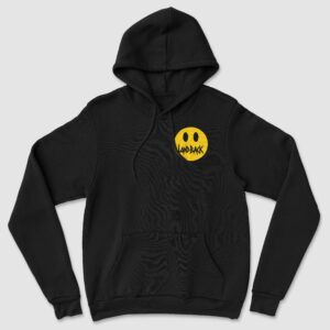 Landback Left Chest Yellow Smiley Hoody