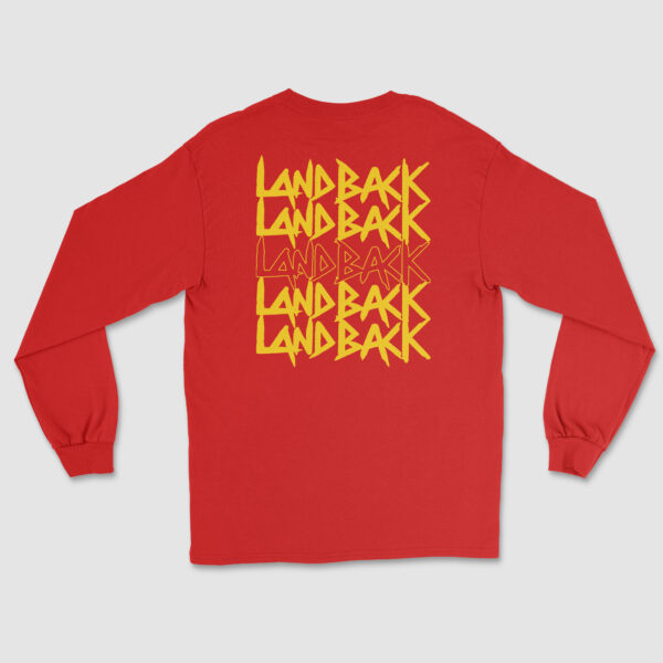 Landback Yellow Smiley Left Chest Longsleeve - Image 2