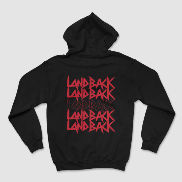 Landback Left Chest Red Smiley Hoody - Image 2