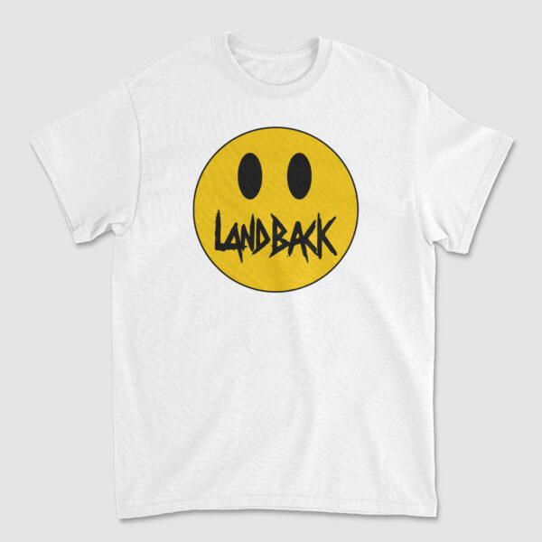 Landback Yellow Smiley T-Shirt - Image 3